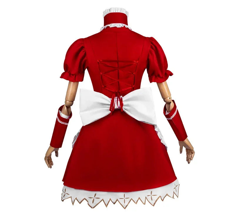 Anime EVA Asuka Langley Soryu Ayanami Rei Cosplay Costume Halloween Party Sweet Maid Uniform Dress Socks Headwear Prop Woman Set