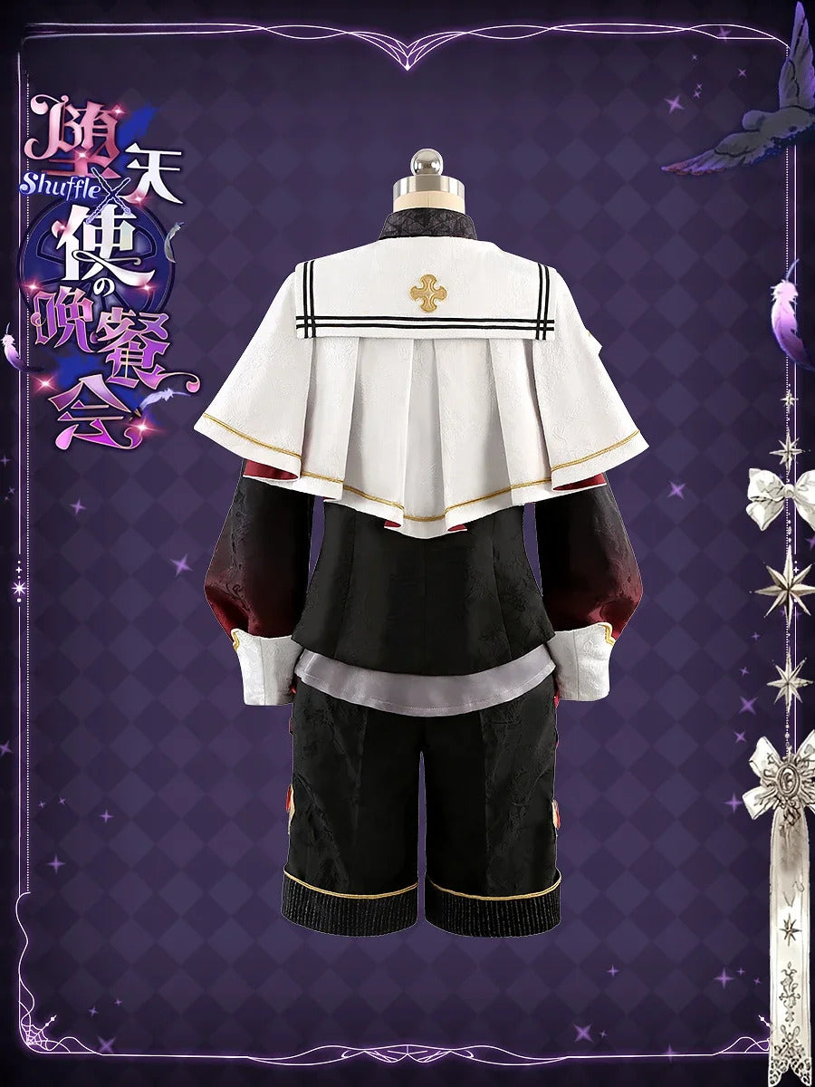 Ensemble Stars Suou Tsukasa Shinobu Sengoku Mashiro Tomoya Hanamura Fuyume Cosplay Costume Fallen Angel Uniform Halloween
