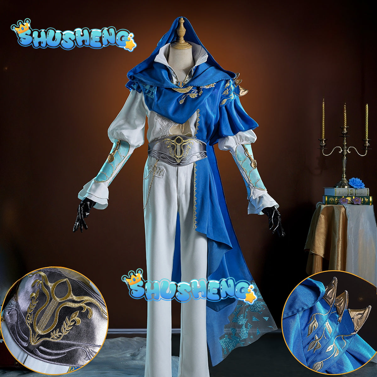 Game Identity V Naib Subedar Mercenary Cosplay Costume Cabinet Of Curiosity Skin Halloween Carniva Role Play Uniforms Clothing