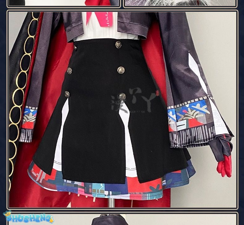 Arknights Lappland The Decadenza Women Cosplay Costume Lappland Cos Game Anime Party Uniform Play Role Clothes Full Set