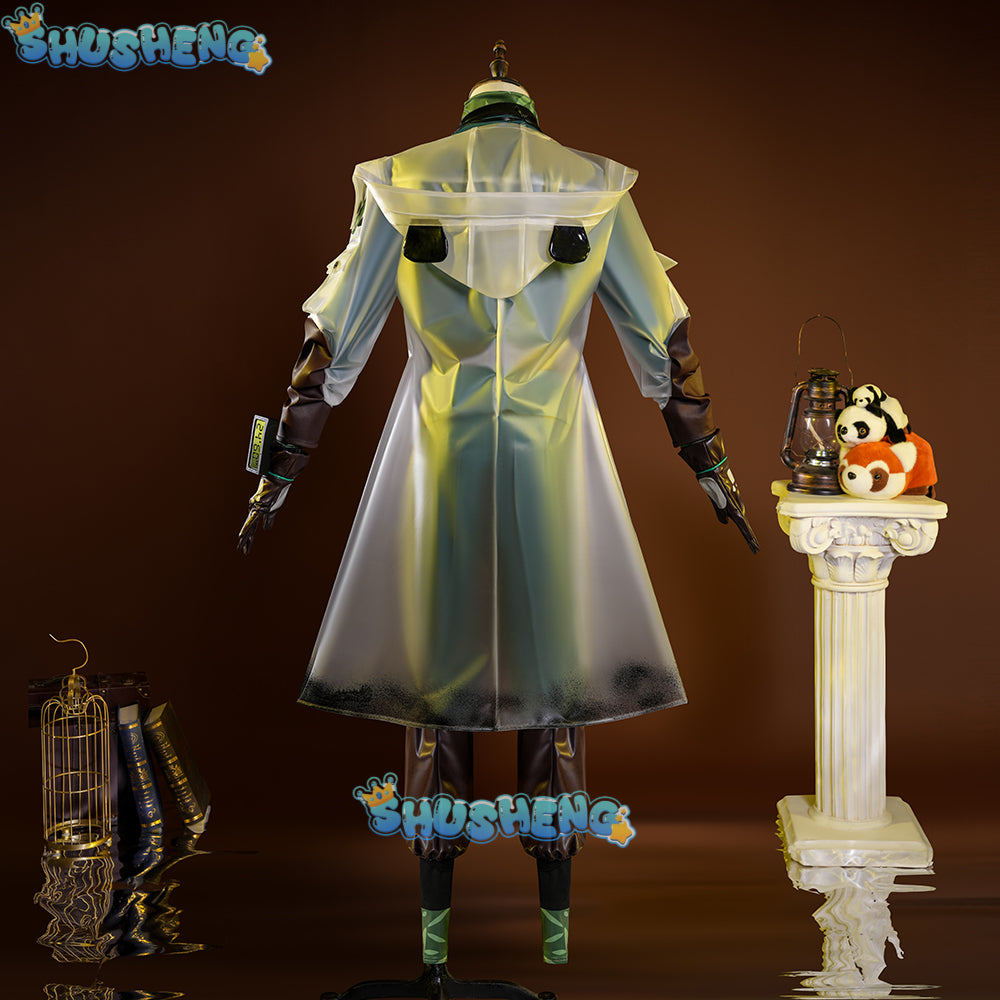 Grave Keeper Cosplay Game Identity V Andrew Kreiss Home Designer Uniform Wig Set Halloween Party Role Play Outfit for Man