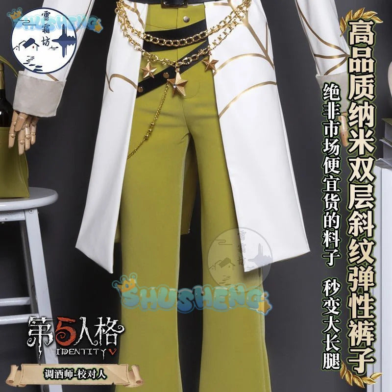Game Identity Ⅴ Demi Bourbon Barmaid Cosplay Costume Uniform Halloween Carnival Party Christmas Play Role Clothes Clothing