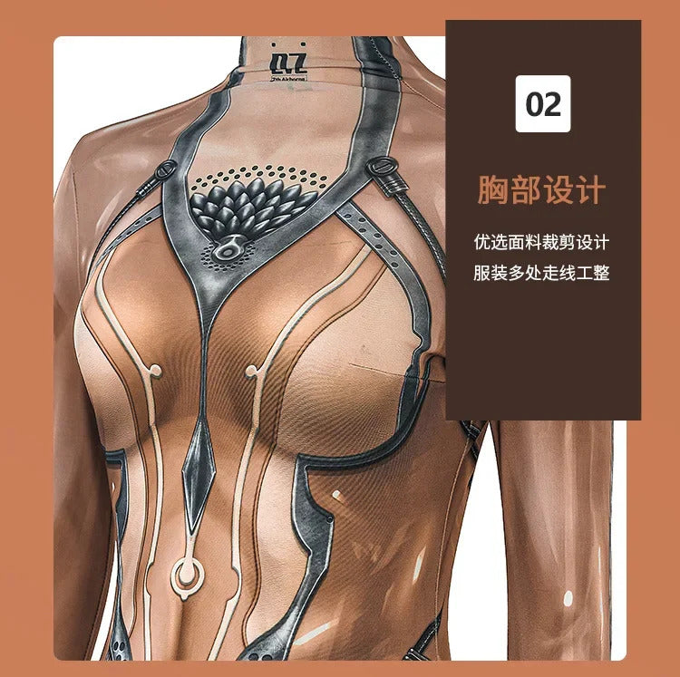 Eve IN STOC Game Stellar Blade Cosplay Costume Superhero Bodysuit Woman Catsuit Printed Spandex Eve Outfit Halloween Costume
