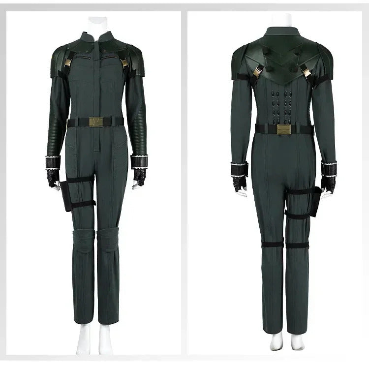 Movie Thunderbolts Yelena Belova Cosplay Costume Superhero Jumpsuit Halloween Party Uniform Accessories Props Complete Set