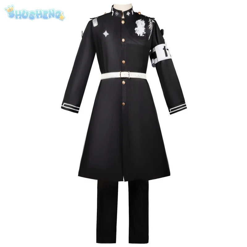 Amemiya Darumi Sizuhara Hiruko Sumino Takumi Omokage Yugamu The Hundred Line -Last Defense Academy cosplay Halloween costume set