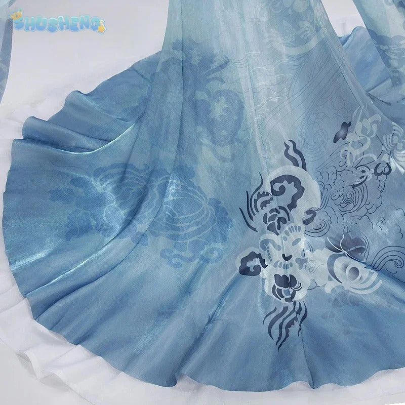 Chen Hai Game Azur Lane Cosplay Costume Halloween Party Chinese Sexy Cheongsam Dress Accessories Props Wig Uniform Woman Set