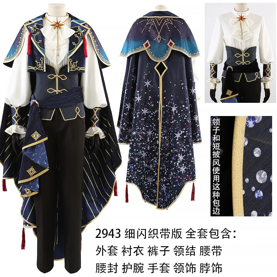 Ensemble Stars Starry Symphony Kagehira Mika Itsuki Shu Cosplay Costume Uniform Halloween Carnival Party Christmas Play Role
