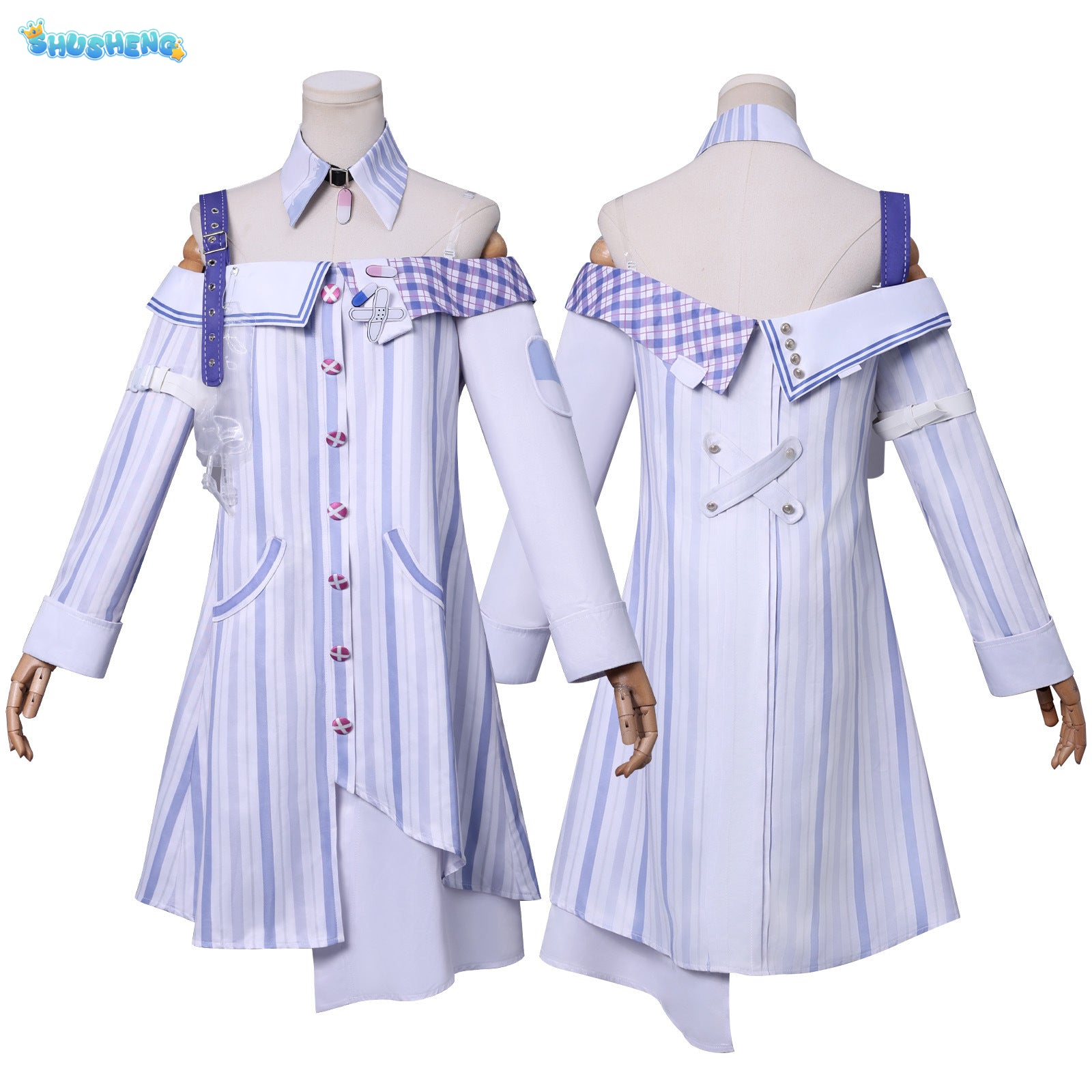 Infinity Nikki Cosplay Costume Wig Halloween Carnival WOMAN DRESS Anime Uniform