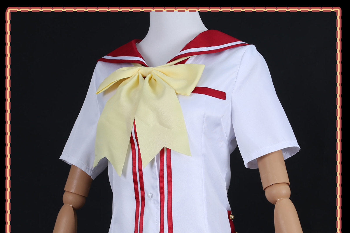 Charlotte Nao Tomori Nao Cosplay Anime Costume Wig Women JK School Uniform Outfit Charlotte Cos Wig Halloween Party Sailor Suit
