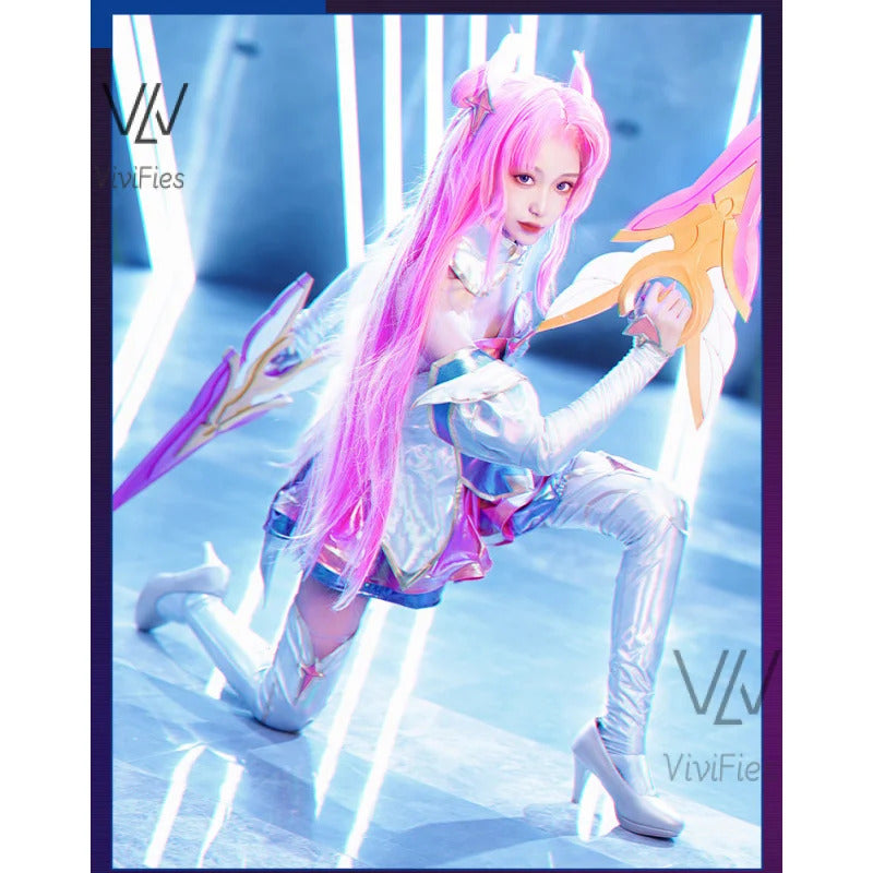 Star Guardian Kaisa Cosplay League of Legends/LOL: Star Guardian Kai'Sa SG Costume Ahri Akali Halloween Costumes