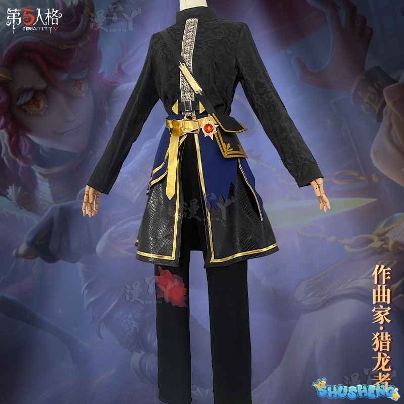 Identity V Frederick Kreiburg Cosplay Costume Composer Dragon Hunter Uniform Suit Halloween Costumes