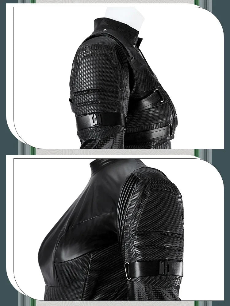 Thunderbolts Ghost Cosplay Costume Uniform Halloween Carnival Party Christmas Play Role Clothes Clothing for Women