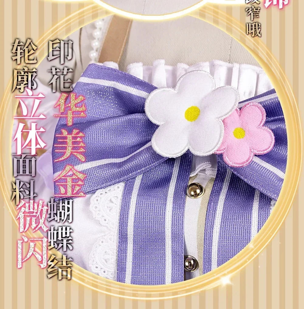 LoveLive! Konoe Kanata Yuki Setsuna Emma Verde Tennouji Rina Mifune Shioriko Osaka Shizuku Cosplay Costume Halloween dress set
