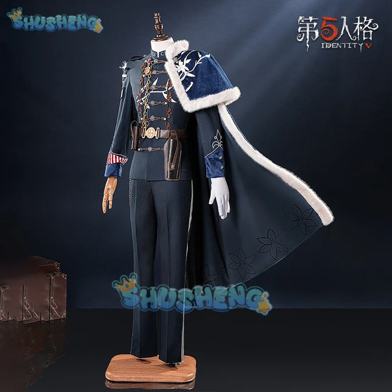 Identity V Lestrade Jose Baden Cosplay Costume First Officer Uniform Halloween Carnival Party Christmas Play Role Clothes