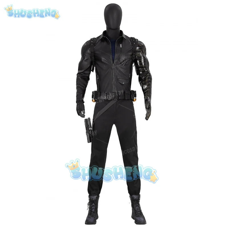 Thunderbolts Winter Soldier Cosplay Costume Uniform Halloween Carnival Party Christmas Play Role Clothes Clothing