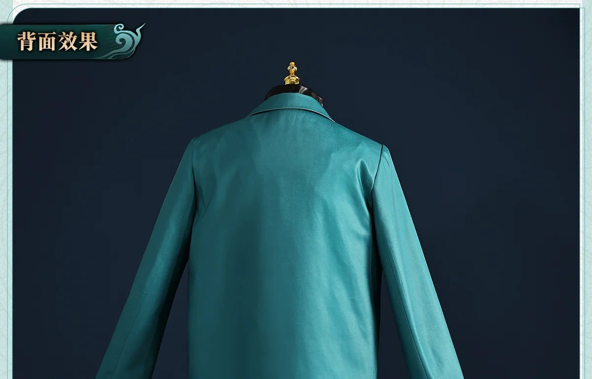 Jiyan Cosplay Costume Wuthering Waves Anime Men Handsome Uniform Halloween Carnival Party Suit Role Play Clothing Shusheng