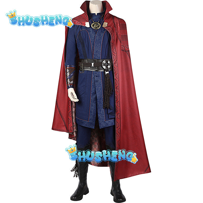 Doctor Strange Costume Stephen Strange Halloween Outfits The Multiverse of Madness Cosplay Suit Cloak