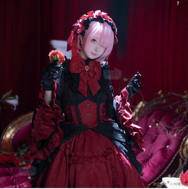 Anime Re:Zer Ram Cosplay Garage Kit Costume Halloween Party Sweet Lolita Dress Accessories Props Wig Set Woman Man MaidUniform