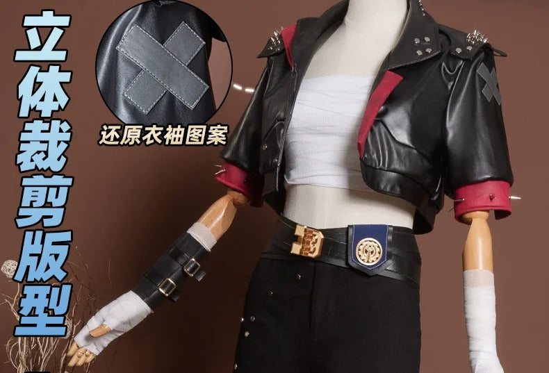 Shusheng LoL Arcane Season 2 Vi Cosplay Costume Uniform Halloween Carnival Party Christmas Play Role Clothes Clothing for Women