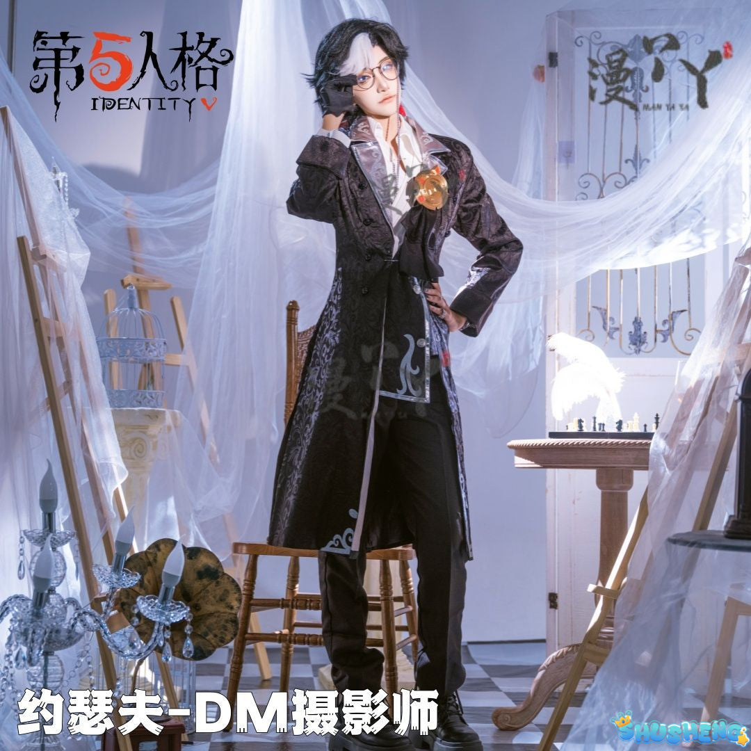 Game Identity V Merciful Photographer DM Joseph Desaulniers Cosplay Costume Fancy Suit Halloween Carnival Uniforms Custom Made