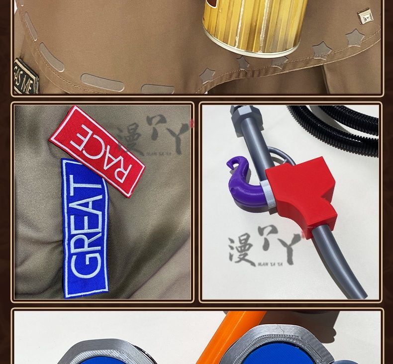 Game Identity V Demi Bourbon Barmaid Cosplay Costume Protective goggles hats gloves accessories props Halloween party New Set