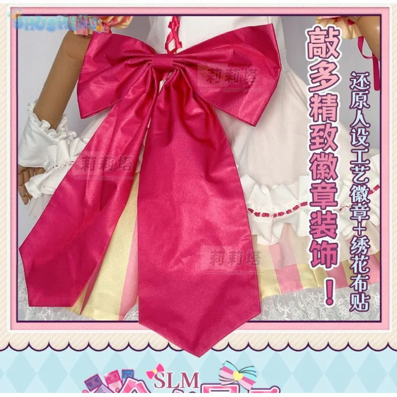 Anime Manaka Laala Pripara Cosplay Costume New Sweet Lolita Dress Wig Accessories Props Uniform Men and Women Cute Maid Set