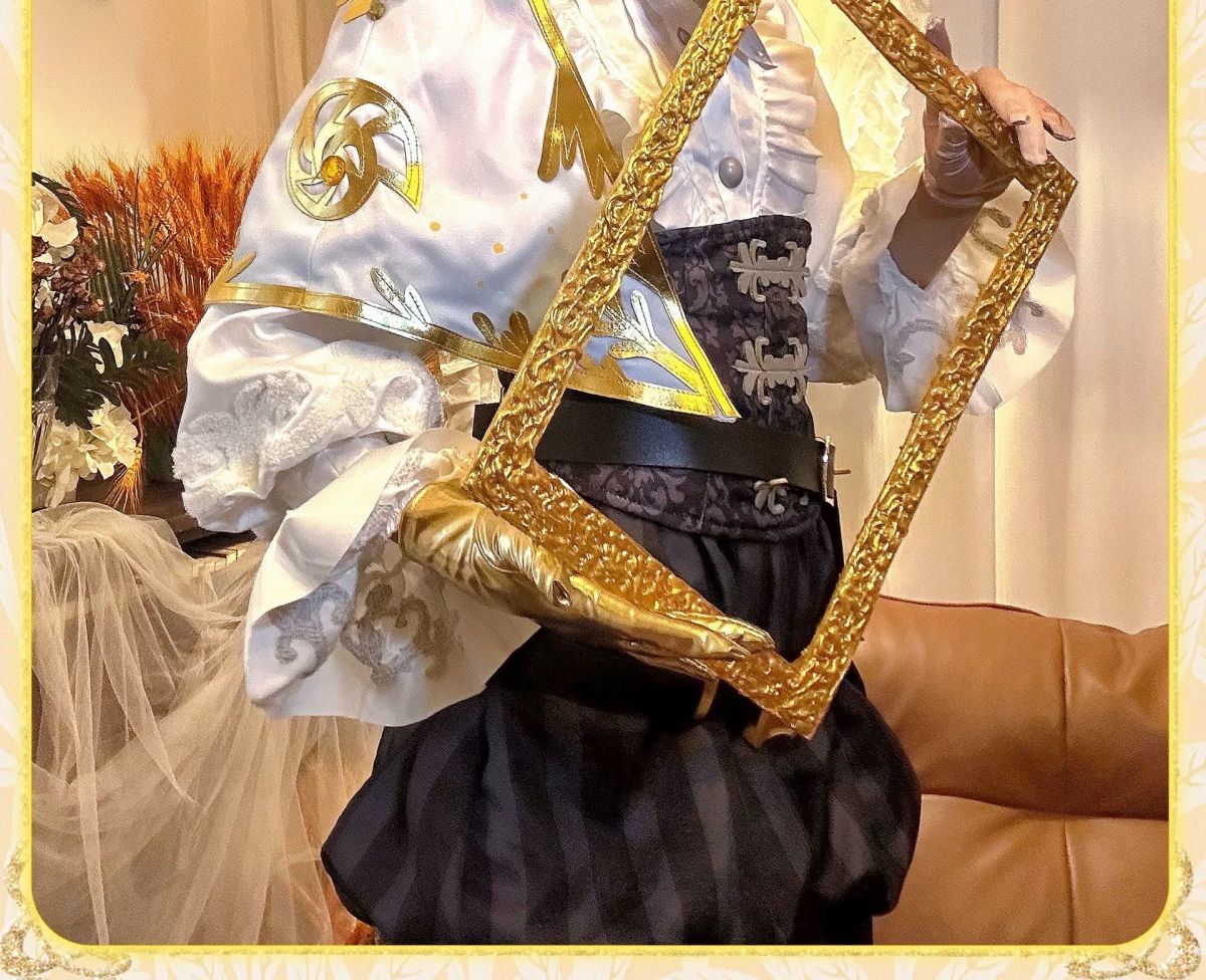 Edgar Valden Cosplay Costumes Identity V Costume Game Painter Golden Ratio Sweet Uniform Halloween Party Role Play Clothing