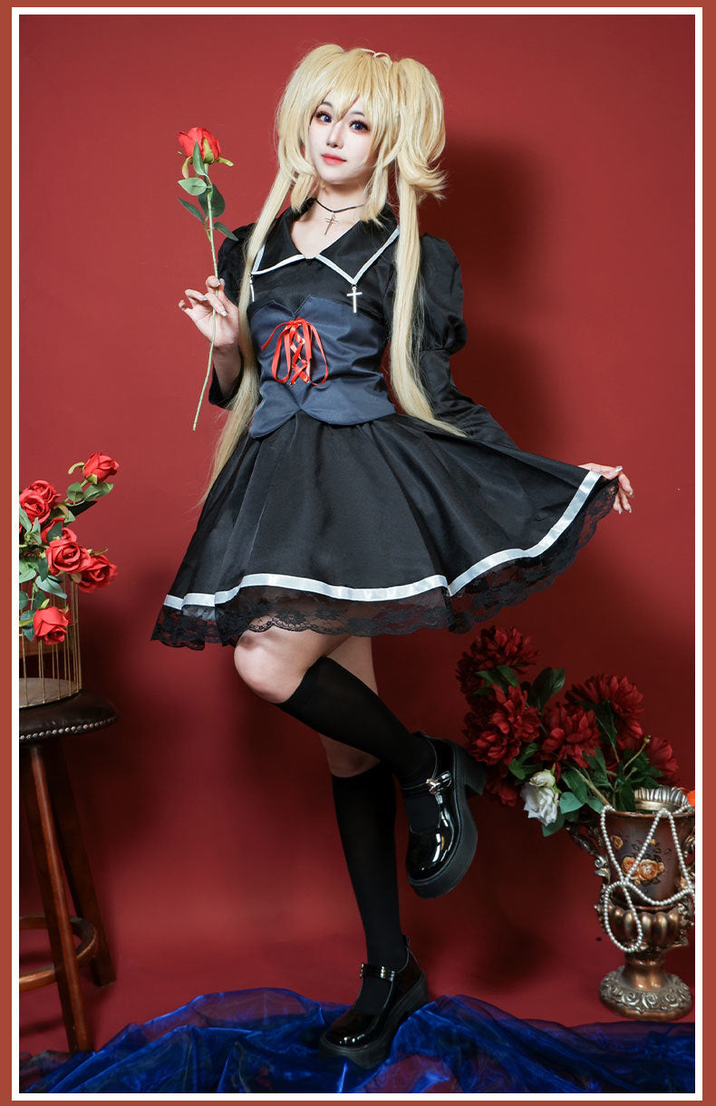 Anime Shugo Chara Cosplay Costumes Hoshina Utau Dresses Tsukiyomi Utau Girl's Princess Dress Suit Halloween Party Wigs Gifts