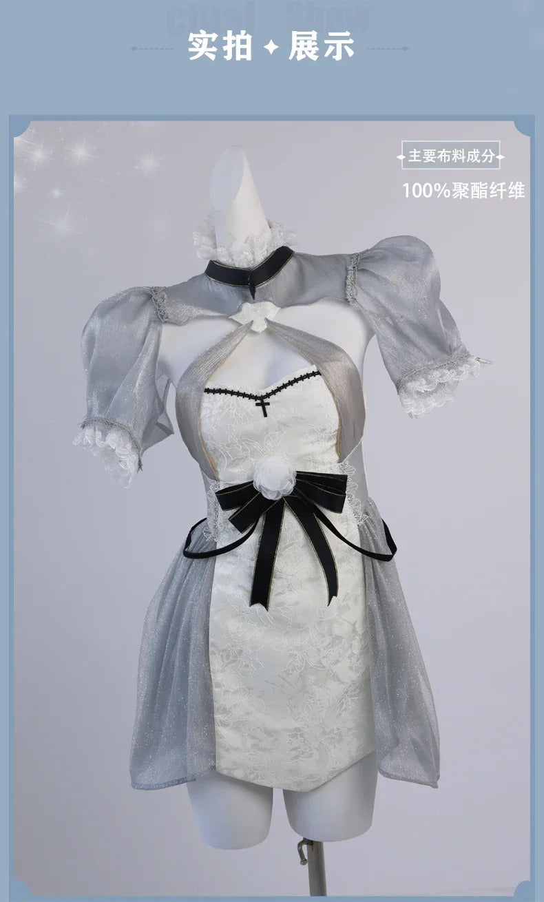 NIKKE:The Goddess of Victory Cinderella Cosplay Costume Anniversary Illustration Dress Halloween Carnival Sweet Lolita Uniform