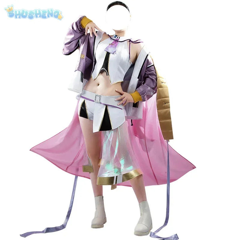 Game NIKKE:The Goddess of Victory Syuen Cosplay Costume Halloween Party New Coat Skirt Wig Prop Set Men Women Fashion Uniform