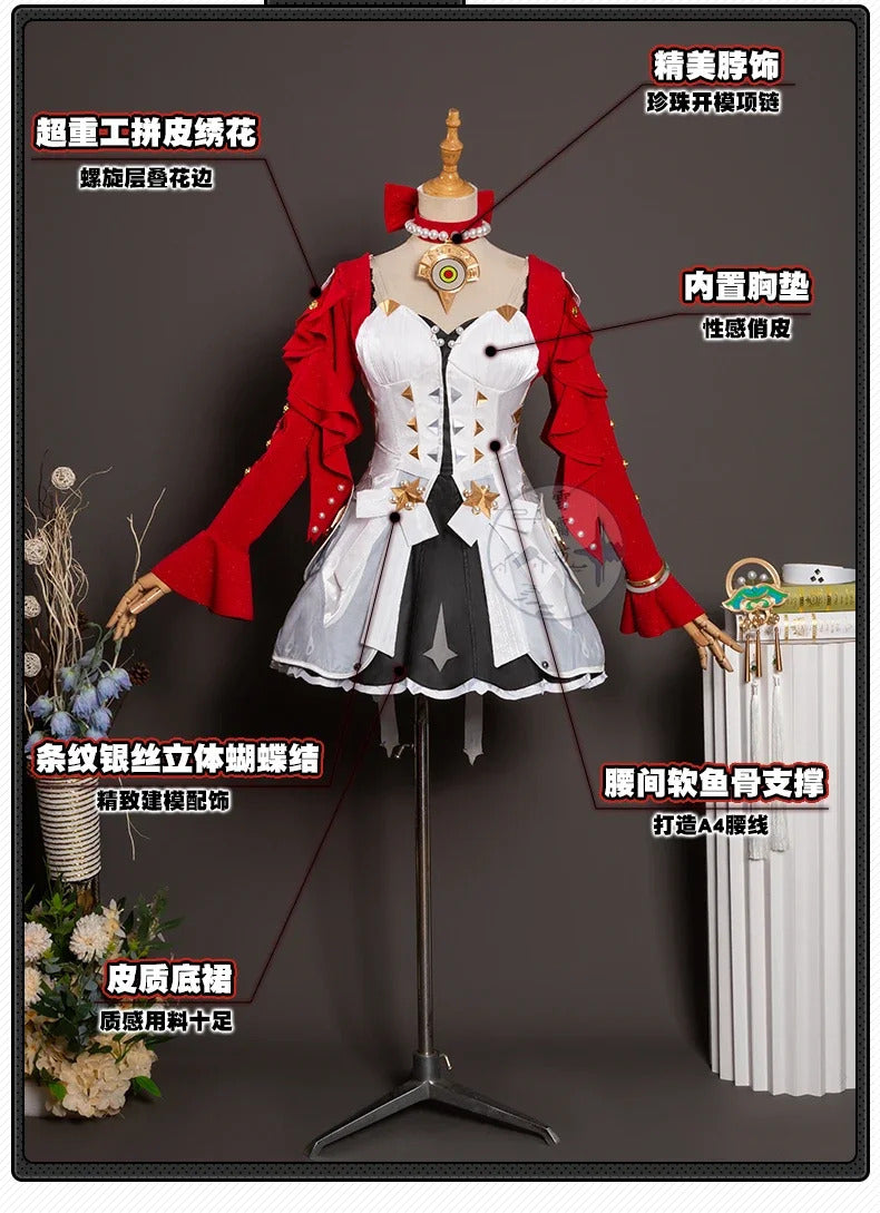 Zenless Zone Zero Astra Yao Cosplay Costume Uniform Halloween Carnival Party Christmas Play Role Clothes Clothing for Women
