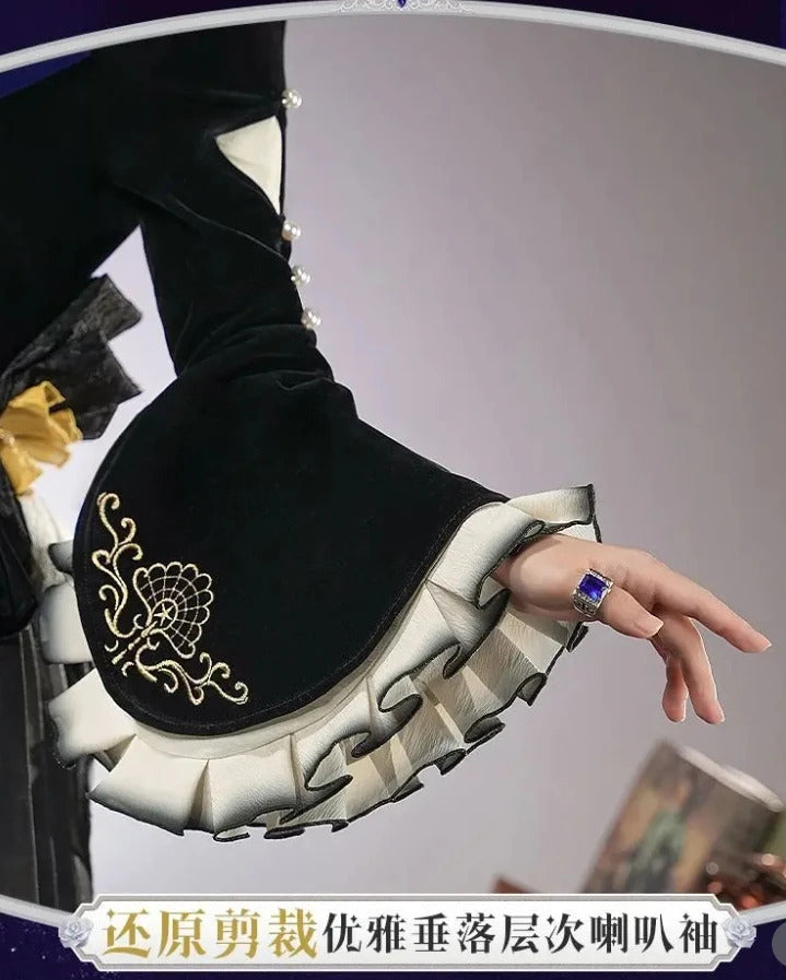 Anime Black Butler Ciel Phantomhive Gown Cosplay Costume Party Carnival Gorgeous Dress Accessories Prop Fashion Men Women Set