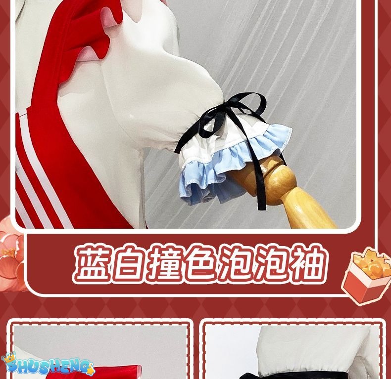 Identity V Grace Naiad Game Suit Sweet Lovely Maid Dress Cosplay Costume Halloween Party Role Play Outfit Women