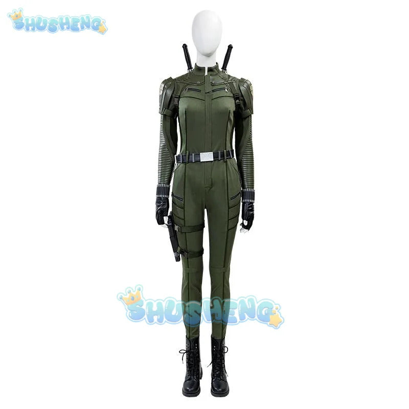 Thunderbolts Black Widow Yelena Cosplay Costume Uniform Halloween Carnival Party Christmas Play Role Clothes Clothing for Women