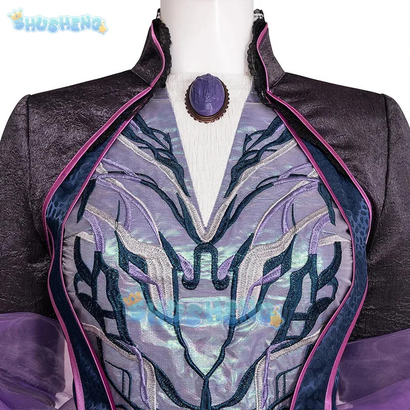 Agaka cosplay costume Agada cos all along dress coat shawl outfit high quality Halloween Comic Con party dresses custom made