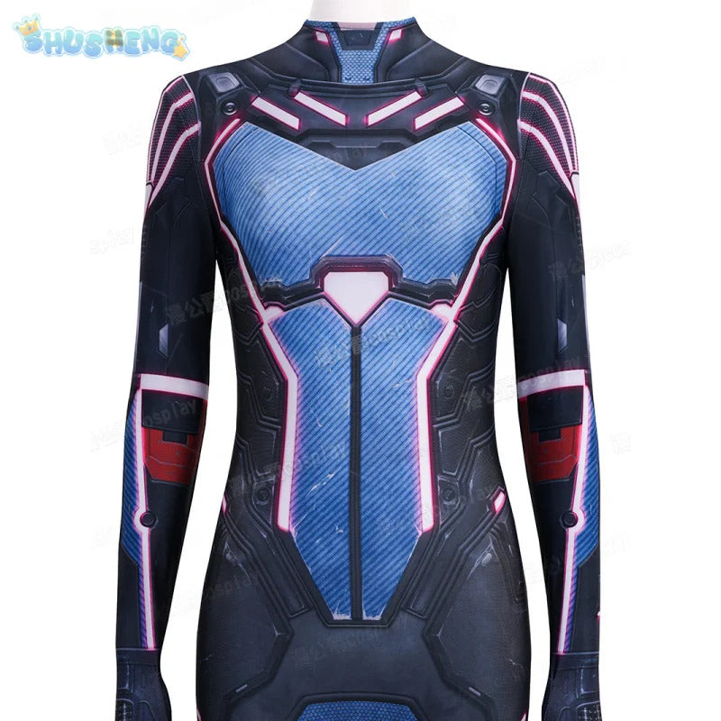 Mio Split Fiction Cosplay Costume New elastic tight jumpsuit uniform Halloween party men's and women's fantasy fashion Mio set