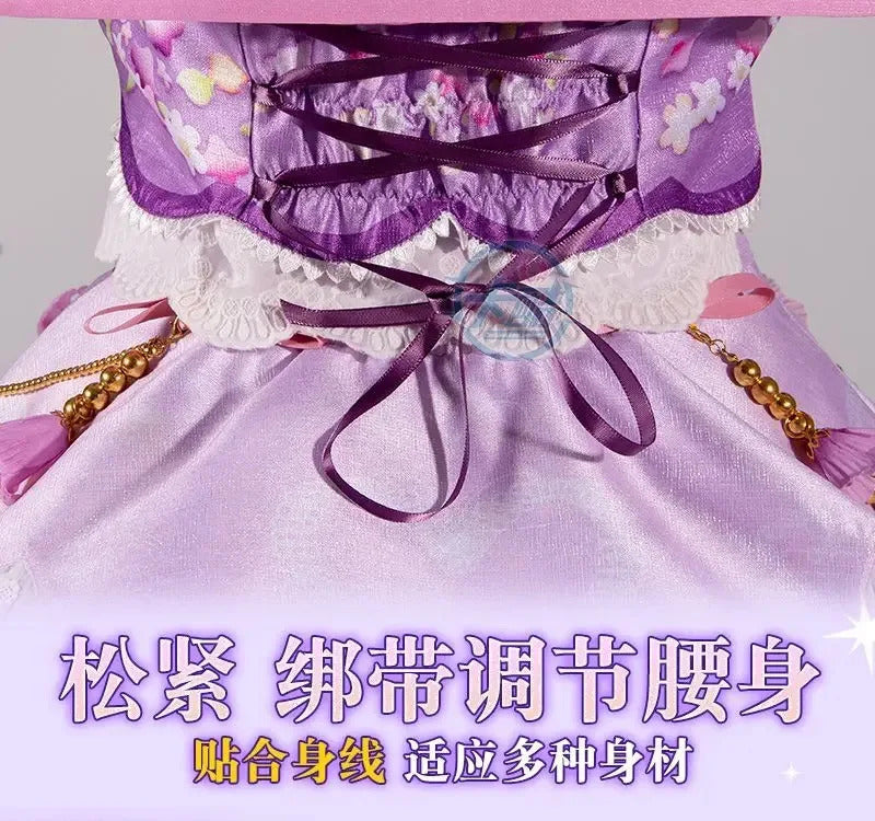 Anime Aikatsu!Hoshimiya Ichigo Cosplay Costume New Sweet Lolita Dress Wig Accessories Props Uniform Men Women Fashion Set S-XXL