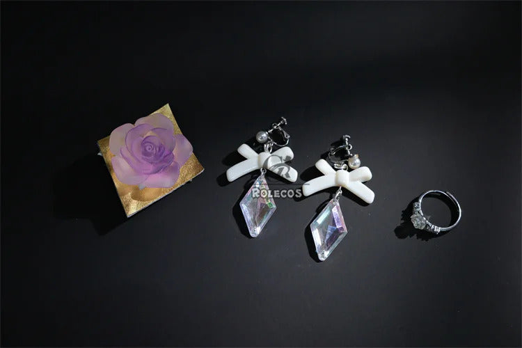 Shusheng-N Game LOL Prestige Crystal Rose Lux Cosplay Costume Game LOL Lux Cosplay Outfit Halloween Women Suit New Skin