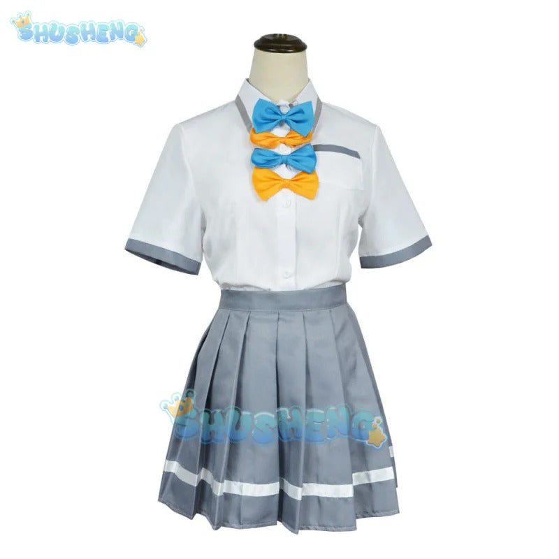Anime Makeine Too Many Losing Heroines Anna Yanami Cosplay Costume Chika Komari JK Skirt Lemon Yakishio Halloween for Women