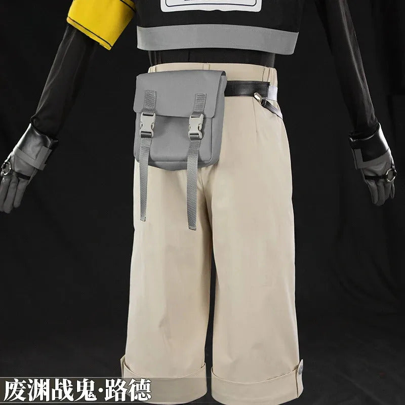 Anime Gachiakuta Rudo Surebrec Cosplay Costume Uniform Hoodie Gloves Akuta Cleaners Halloween Party Women Men Carnival