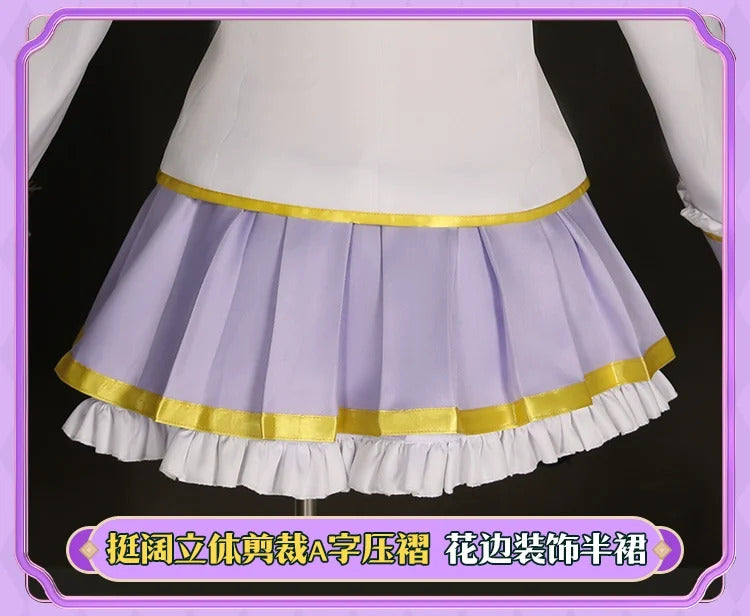 Aikatsu! Series Venus Ark Cosplay Costume School Uniform Halloween Carnival Party Christmas Play Role Clothes Clothing for Women