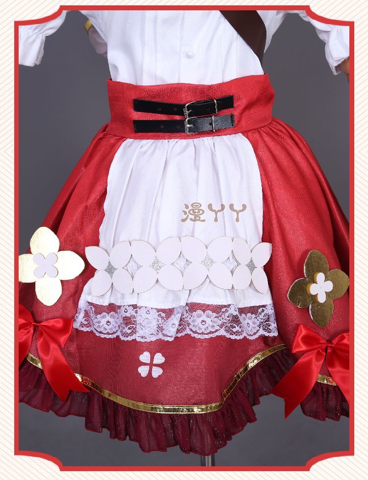Klee Blossoming Starlight Cosplay Genshin Impact Klee New Skin Cosplay Wig Halloween Party Outfits for Girls
