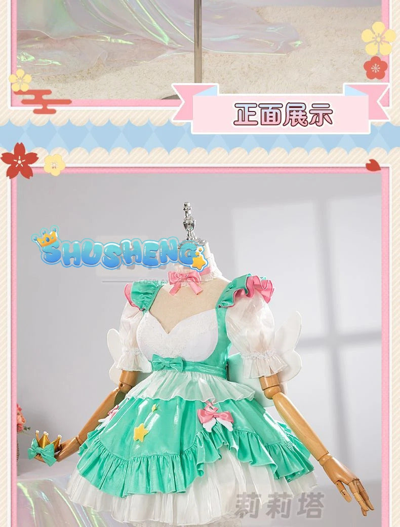 Miku cosplay cute princess Loli dress Miku wig play a full set of dresses for Christmas and Halloween