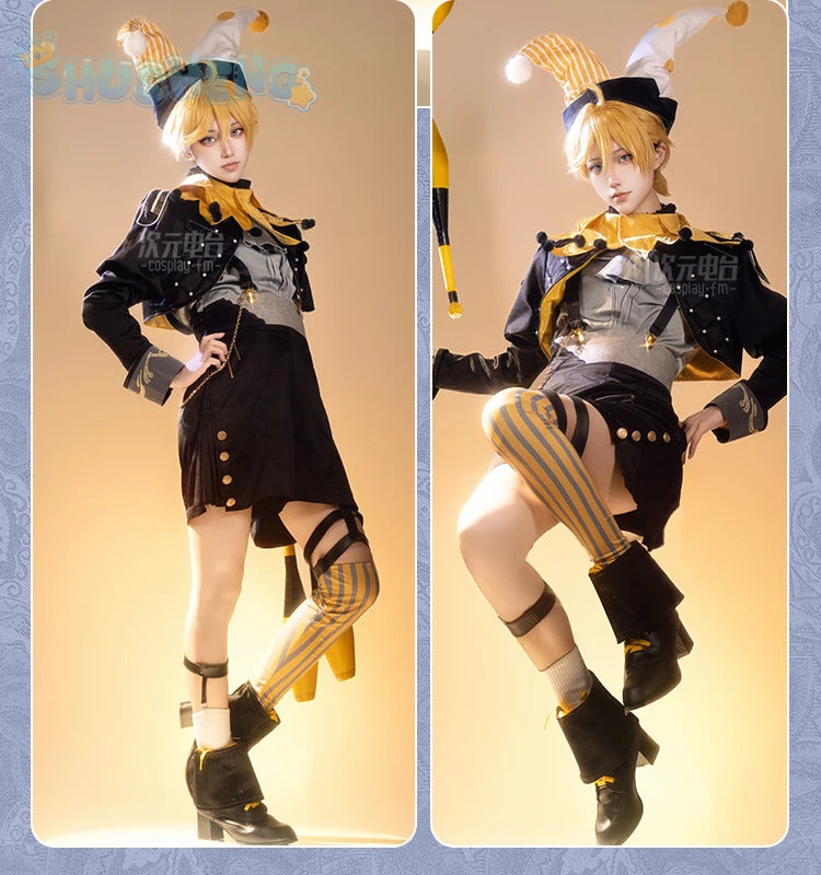 Anime Kagamin Len Rin Cosplay Costume Hat scarf socks accessories Halloween Christmas cute fashion Woman Men Len New uniform set