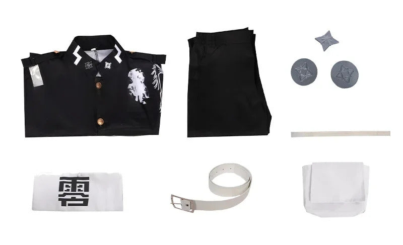 Amemiya Darumi Sizuhara Hiruko Sumino Takumi Omokage Yugamu The Hundred Line -Last Defense Academy cosplay Halloween costume set