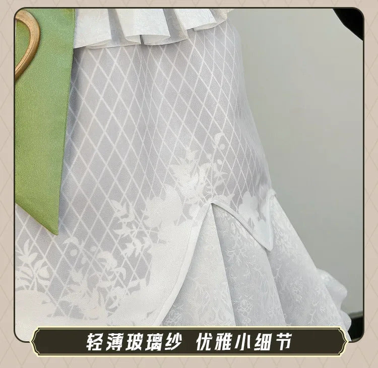 Nu: Carnival Olivine Cosplay Costume Sweet Maid Dress Halloween Carnival Lolita Uniform Accessories Prop Woman Man Olivine Set