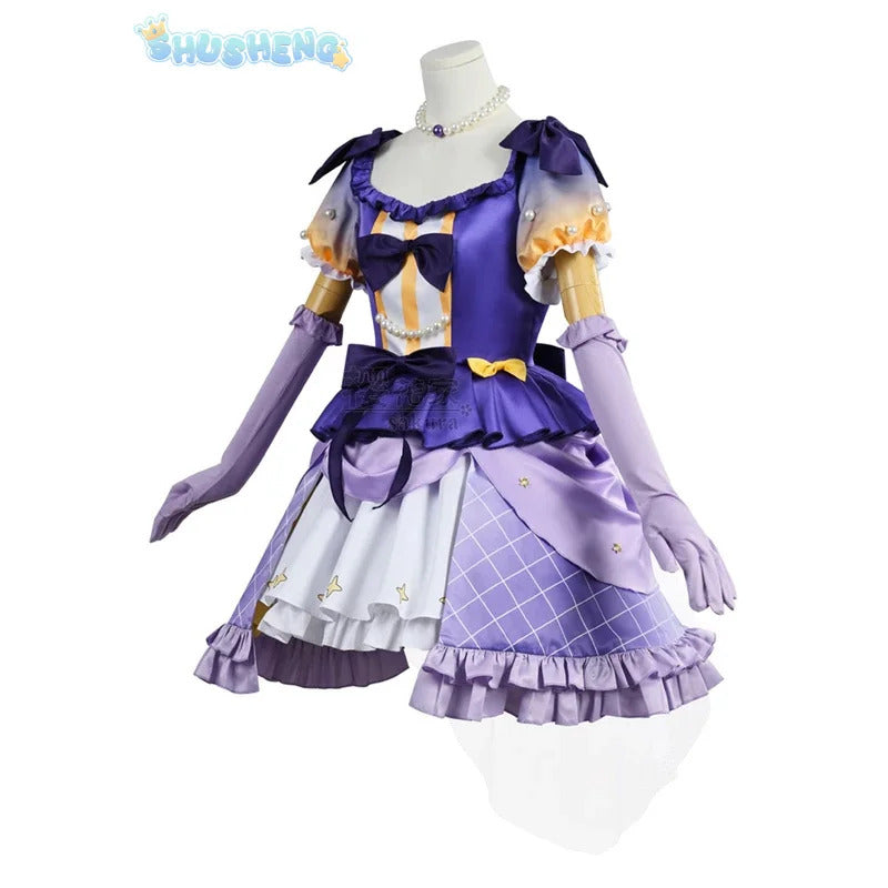 Lovelive Heanna Sumire Liella Nonfiction Cosplay Costume Necklace Accessories Gloves Socks Girl Cute Lolita Halloween Party Set