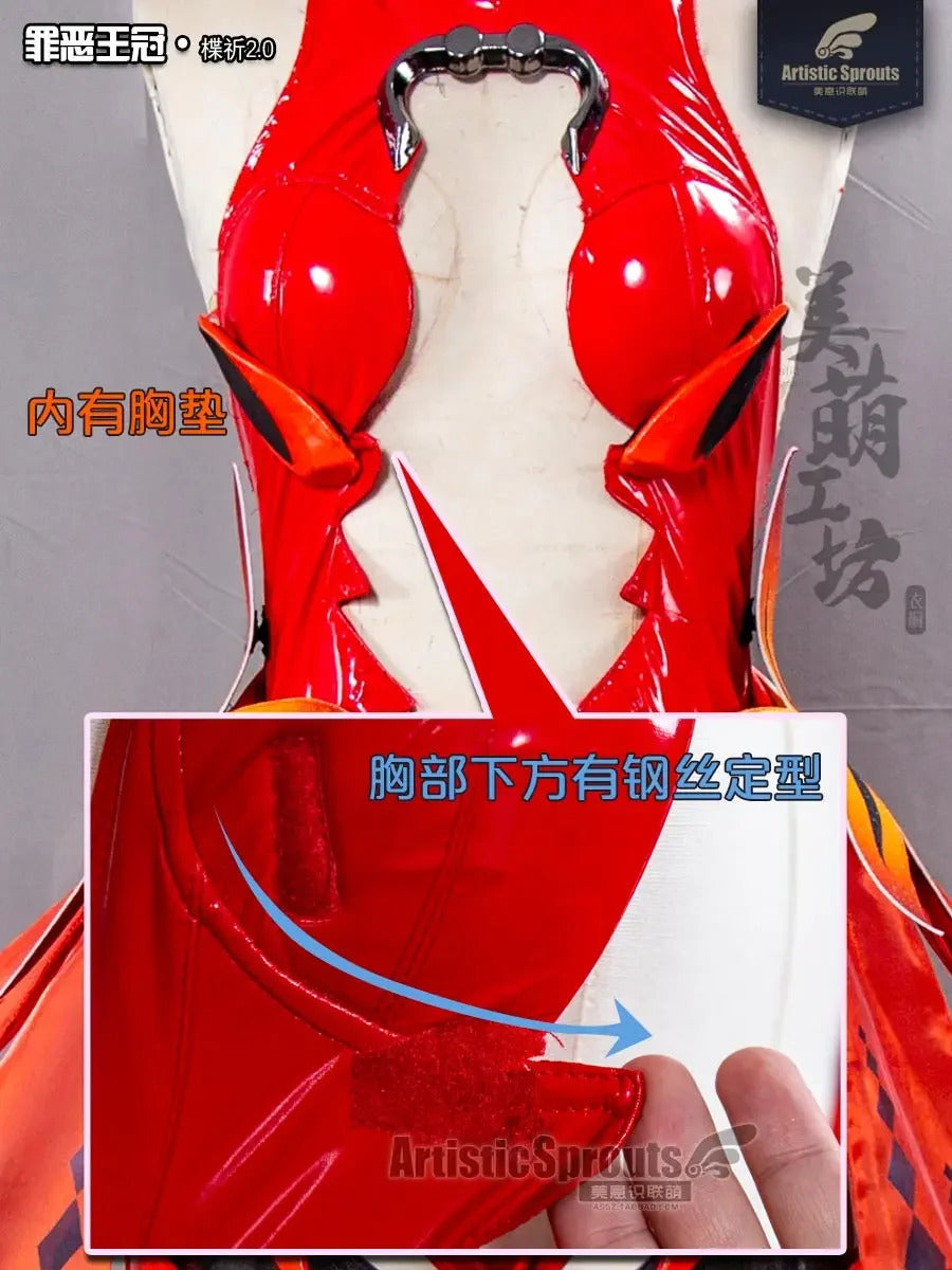 Inori Anime Cosplay Costume Guilty Crown Egoist Yuzuriha Cosplay Goldfish Red Sexy Jumpsuits Fighting Uniform Halloween For Suit