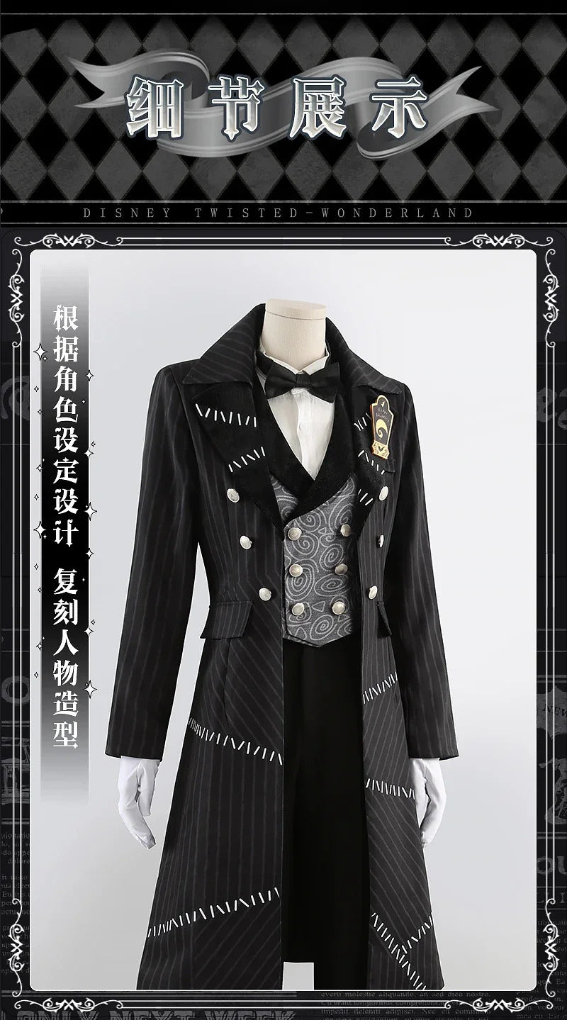 Twisted-Wonderland Idia Shroud Cosplay Costume Uniform Halloween Carnival Party Christmas Play Role Clothes Clothing