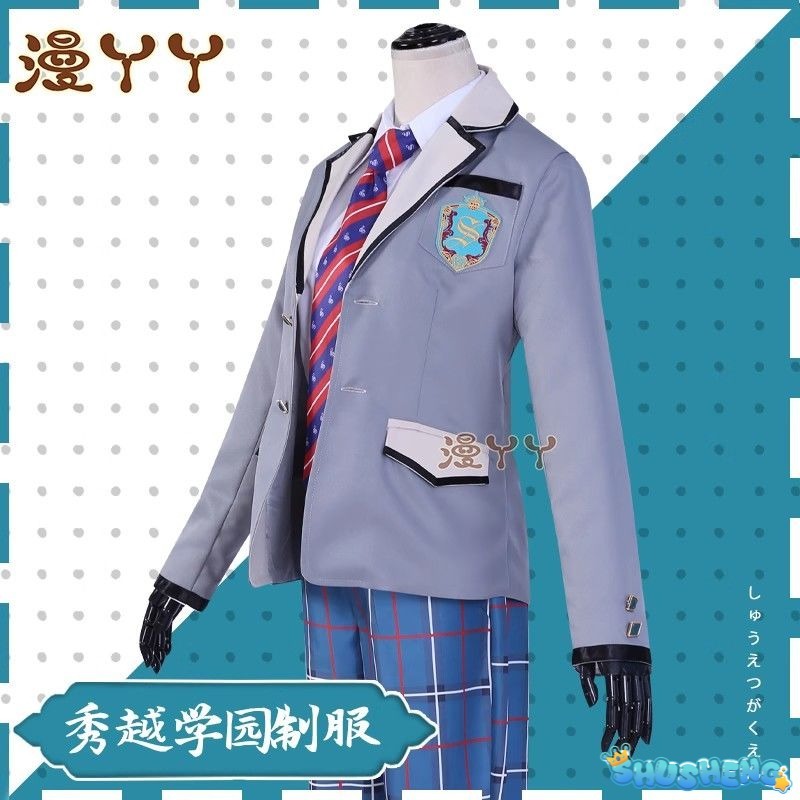 Game Ensemble Stars Ran Nagisa Saegusa Ibara Cosplay Costume Party Uniforms Suit